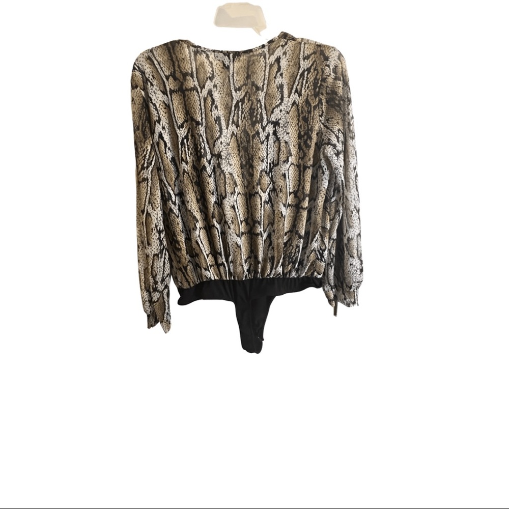 NY & Company | Size: XL| New w/ tags Snake Skin Bodysuit Chest: 25”| Length: 31”